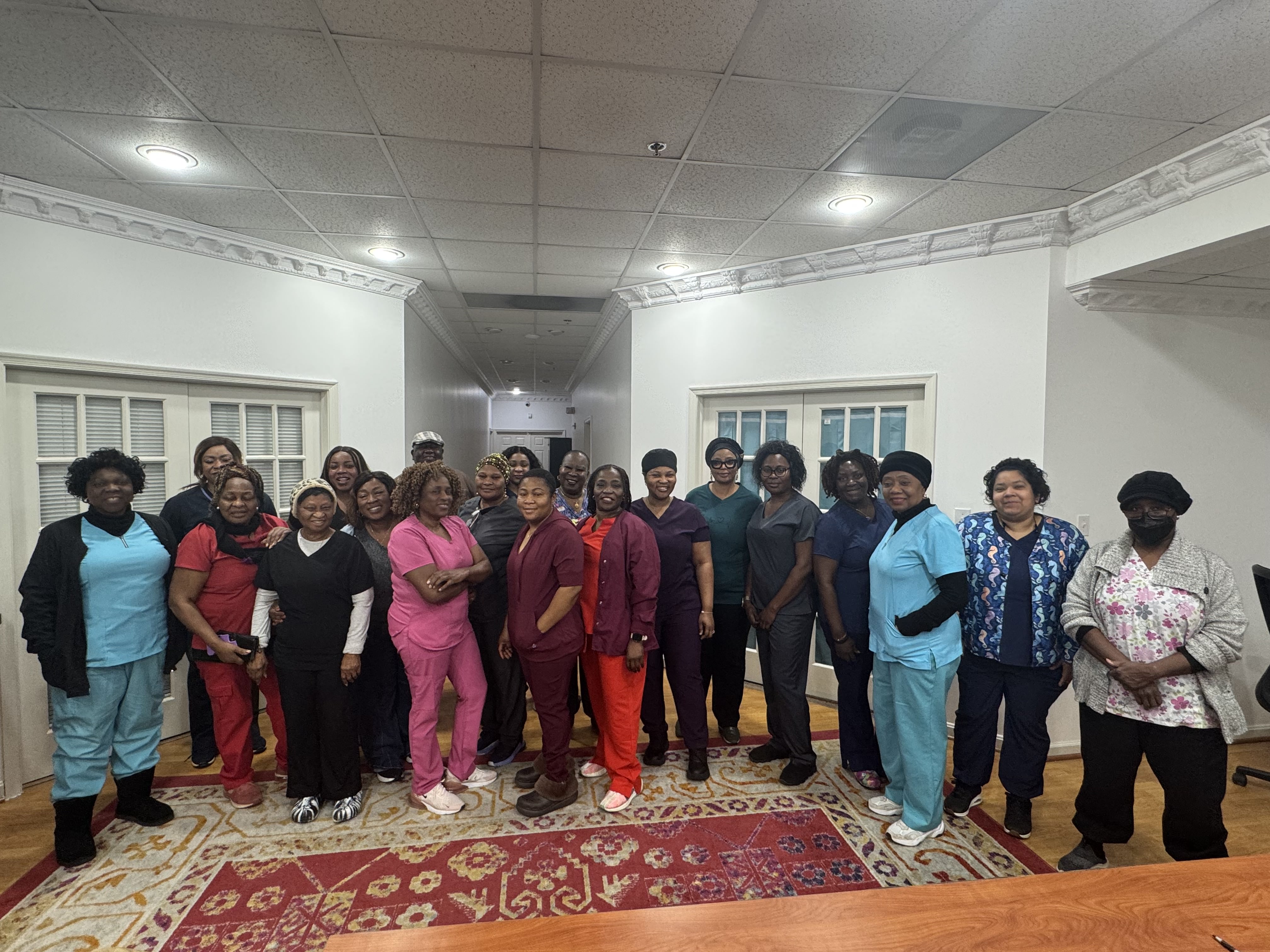 Hands-on demonstration during in-service